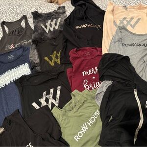 Row house tank tops and sweatshirt lot